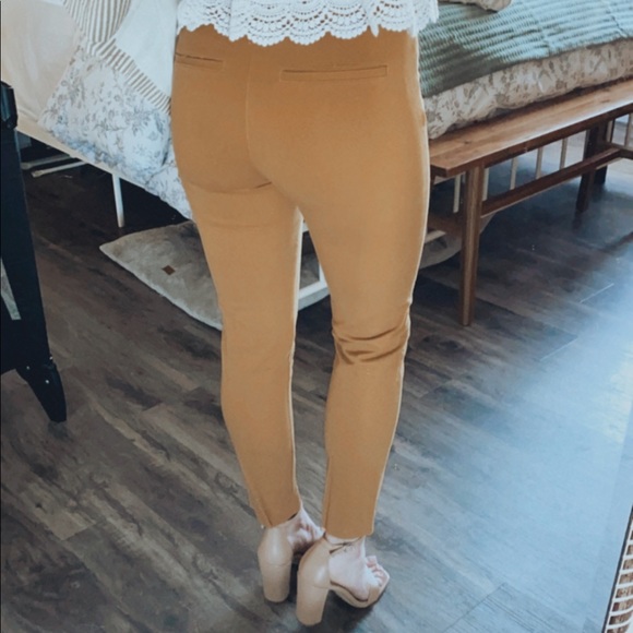 Mustard Pixie Pants - Picture 3 of 4